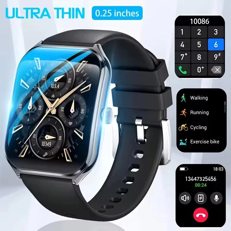 Smartwatch Waterproof BT Calling Fashion 386*448AMOLED HD Screen Sports Bracelet 2026 Ultra Thin Smart Watch Women Men New Gift