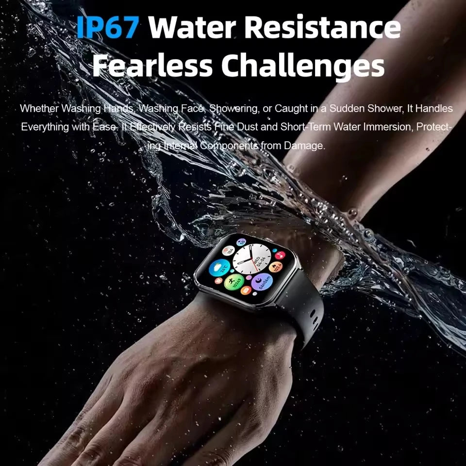 Smartwatch Waterproof BT Calling Fashion 386*448AMOLED HD Screen Sports Bracelet 2026 Ultra Thin Smart Watch Women Men New Gift