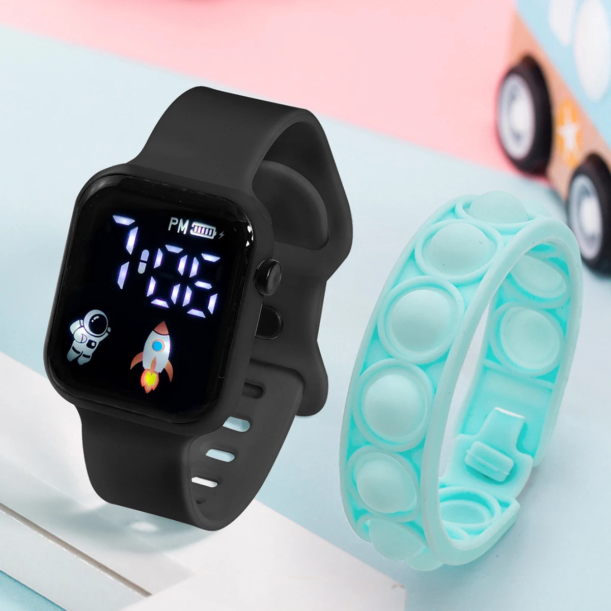 PopBand LED Kids Watch