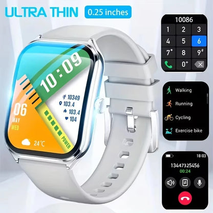 Smartwatch Waterproof BT Calling Fashion 386*448AMOLED HD Screen Sports Bracelet 2026 Ultra Thin Smart Watch Women Men New Gift