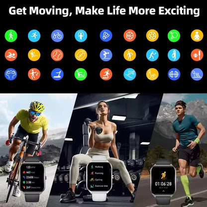 Smartwatch Waterproof BT Calling Fashion 386*448AMOLED HD Screen Sports Bracelet 2026 Ultra Thin Smart Watch Women Men New Gift