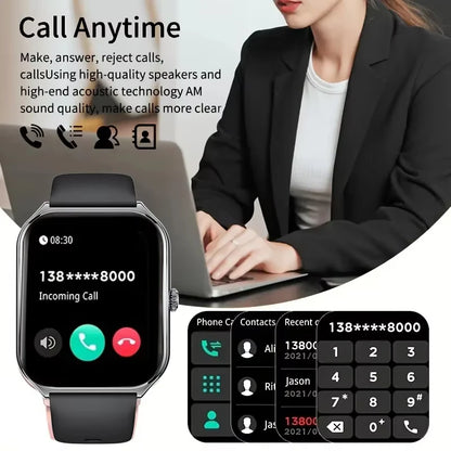 Smartwatch Waterproof BT Calling Fashion 386*448AMOLED HD Screen Sports Bracelet 2026 Ultra Thin Smart Watch Women Men New Gift